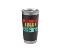 Electrician Lord Of The Short Circuits Electrical Engineers Vaso térmico de acero inoxidable de doble pared