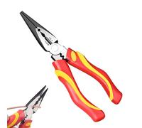 Electrician Multifunctional Pliers - Long Nose Electrical Tool, Durable Wire Handling Gear | Multi Use Cable Stripping Pliers With Crimping And Cutting Functions For Professional Electrical Tasks