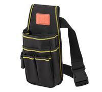 Electrician Tool Bag - 600D Waterproof Oxford 26x14cm | Adjustable Waist Tool Pouch Belt With Multilayer Organizer | For Warehouse, Industrial, Gardening, Construction And Automotive