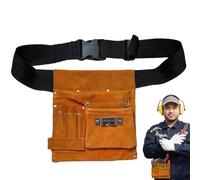 Electrician Tool Belt, Multifunctional Tool Bag, Utility Tool Belt, Adjustable Tools Bag, Electrician Tools Belts with Adjustable Hammer Holder and Multi-Functional Tools Bag Portable Utility Belt
