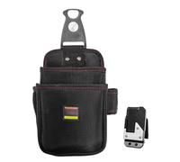 Electrician Tool Pouch, Maintenance Tools Pouch, Multi-Pocket Waist Bag for Indoor and Outdoor Tasks, Waterproof Drill Holder for Construction or Travel Use, Belt Loop, 22x15x9.5cm