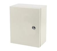 Electricidad de acero inoxidable, Caja de distribución bloqueable, placa de montaje de acero laminado en frío, kit de varios tamaños de piso(40x30x20cm)
