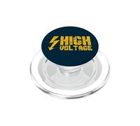 Electricidad de Advertencia de Peligro | Disfraz de Helloween de Alto Voltaje PopSockets PopGrip para MagSafe