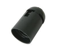 Electricidad portalamparas e-27 negro blister 15000