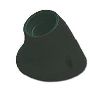 Electricidad portalamparas e-27 zocalo curv negro 15016-65504