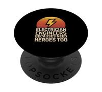 Electricista Diciendo Que los Ingenieros también Necesitan héroes PopSockets PopGrip Adhesivo
