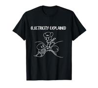 Electricista Divertido Maestro Nerd Electricidad Explicada Camiseta
