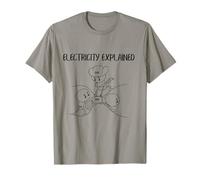 Electricista Divertido Maestro Nerd Electricidad Explicada Camiseta
