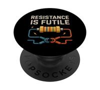 Electricista Papá Nothing Shocks Me Divertido Diseño Eléctrico PopSockets PopGrip Adhesivo