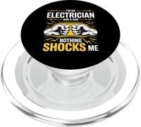 Electricista Papá Nothing Shocks Me Divertido Diseño Eléctrico PopSockets PopGrip para MagSafe