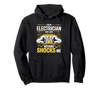 Electricista Papá Nothing Shocks Me Divertido Diseño Eléctrico Sudadera con Capucha