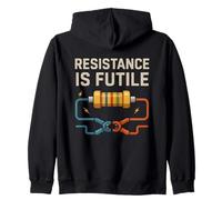 Electricista Papá Nothing Shocks Me Divertido Diseño Eléctrico Sudadera con Capucha