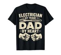 Electricista por Trade Dad by Heart Día del Padre Camiseta