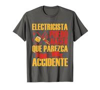 Electricista Puedo Hacer Que Parezca Un Accidente Eléctrico Camiseta, Hombre, Asfalto, 6XL