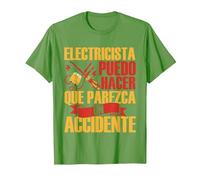 Electricista Puedo Hacer Que Parezca Un Accidente Eléctrico Camiseta, Hombre, Hierba, M