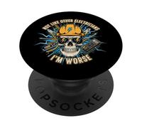 Electricista Vintage Otro ELECTRICIANTE NO como YO Soy Peor PopSockets PopGrip Adhesivo