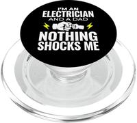 Electricista y papá Nada me sorprende Ingeniero eléctrico PopSockets PopGrip para MagSafe