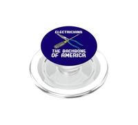 Electricistas La Columna Vertebral de América Ingeniero eléctrico PopSockets PopGrip para MagSafe