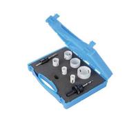 Electricistas Metal Doble Corona Kit 9pce 18-51mm Bricolaje Potencia Accesorios