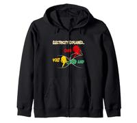 Electricity Explained Volt Ohm Amp Funny Electrician Sudadera con Capucha