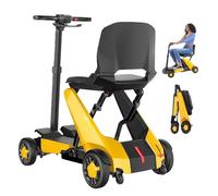 Eléctrico Adulto Plegable Y Ligera,Tiene Una Autonomía De 20 Kilómetros, Es Plegable Y Cuenta con Certificación Aeronáutica, Lo Que Lo Hace Adecuado para Personas Mayores Y Adultos. Yellow