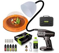 Eléctrico Bebidas ahumador Cocteles, máquina de humo de bartending, for humo con clase, alimentos, cócteles, carne, bebidas, con líquido de burbujas y aceite esencial(1)