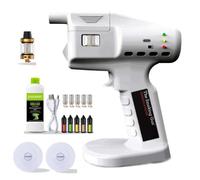Eléctrico Bebidas ahumador Cocteles, máquina de humo de bartending, for humo con clase, alimentos, cócteles, carne, bebidas, con líquido de burbujas y aceite esencial(300ml 1)
