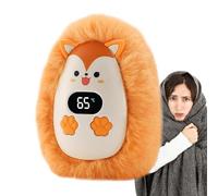 Eléctrico - Calentador de animales de dibujos animados, calentador de mano de bolsillo | Mini USB recargable, temperatura ajustable, calentador de invierno portátil para niños, adultos y , 10,5