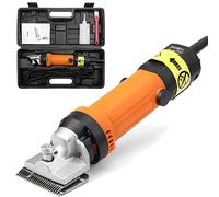 Eléctrico Cortapelos para Caballos Kit, 690W Profesional Tarea Pesada Animales Tijeras de Aseo Set, 6 Velocidades Ajustable Recortadora de Corte de Pelo, por Caballos, Llamas, Ganado, Cabras, Alpacas