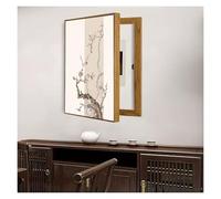 Electrico Decorativos Caja Medidor Versión Vertical Sin Perforación Pintura Decorativa Caja Contadores Tapar Cuadro de Luz Decora Sala de Estar(C,40x60cm)