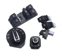 Eléctrico Elevalunas Interruptor 8 Unids/lote Ventana Faro Espejo Puerta Trasera Interruptor De Control Combustible Botón Para Passat B6 3C0962125B 5ND959565B