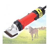 Eléctrico esquiladora caballo, recortadora equina de alta resistencia, 6 velocidades ajustables, 690w, kit de aseo for animales podadoras for cabras, alpacas, ganado, ovejas, llamas (Color : Red)