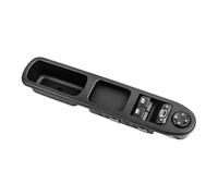 Eléctrico Interruptor De Elevalunas Eléctrico Para Peugeot 207 2007-2015 6554QC 6554QK Ajuste Del Botón Del Regulador De Control Eléctrico Interruptor Botón(NEGRO 1)