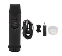 Eléctrico kazoo 5 diafragmas flauta aluminio aleación portátil kazoo música mezcla negro