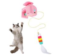 eléctrico para gatitos: gadget con sensor inteligente, herramienta de simulación de suspensión automática, equipo para mascotas | Ejercicio de caza interior Entrenamiento f