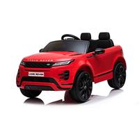 Eléctrico Ride-On Range Rover EVOQUE, Rojo, Reproductor de MP3 con Entrada USB, Unidad 4x4, batería 12V10Ah, Ruedas EVA, Arranque con Llave, Control Remoto Bluetooth 2.4 GHz, con Licencia