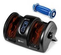 Eléctrico Shiatsu - Masajeador de Pies con Calor y Compresión para Fascitis Plantar y Piernas Cansadas - Masajeador Pies Profesional para Casa