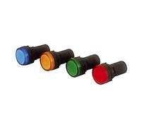 Electro DH 12.760/230/AB Piloto alto brillo con LED multichip AMBAR de 230 V, 10 piezas
