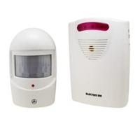 Electro DH Anunciador de Visitas con luz y Sonido Alcance 50 Metros, Funciona a Pilas o con Adaptador de Corriente 50.624/2