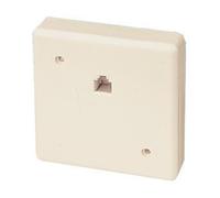 Electro DH Base telefónica Modular de Superficie de 6 Posiciones y 6 contactos 39.048/6/6 8430552062065