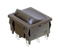 Electro DH Interruptor Bipolar Tipo Interruptor 10A/250VAC Faston 4'8 mm ON-Off Color Negro 11.186.I/F4/N 8430552050208