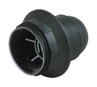 Electro DH Portalámparas E27 con a Rosca y arandela Color Negro 4 A 250 V 12.093/N 8430552085927