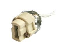 Electro DH Portalámparas halógeno bi-Pin G9 con Soporte 250 V con Cable Fibra de Vidrio de 15 cm 12.073 8430552116980