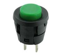Pulsador Verde Empotrar Off-ON 2A/250V