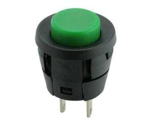 Electro DH Pulsador Verde Empotrar Off-ON 2A/250V