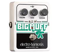 Electro Harmonix BM WICKER Big Muff Pi with Tone Wicker - Pedal de distorsión para guitarra, color plateado