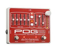 electro-harmonix POG2 Polyph.Octave POG II Pedal - Pedal multiefecto para guitarra, color plateado
