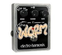 electro-harmonix Worm The Worm Vibrato/Tremolo Pedal - Pedal de efecto vibrato para guitarra, color plateado