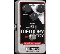 Electro Memory Toy Memory Toy Pedal - Pedal de efecto eco/delay/reverb para guitarra, color plateado