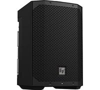 Electro-Voice Everse 8 Bocina con Bluetooth con batería de 2 vías de 8 Pulgadas, supresión automática de retroalimentación y disminución del Volumen de música, Color Negro